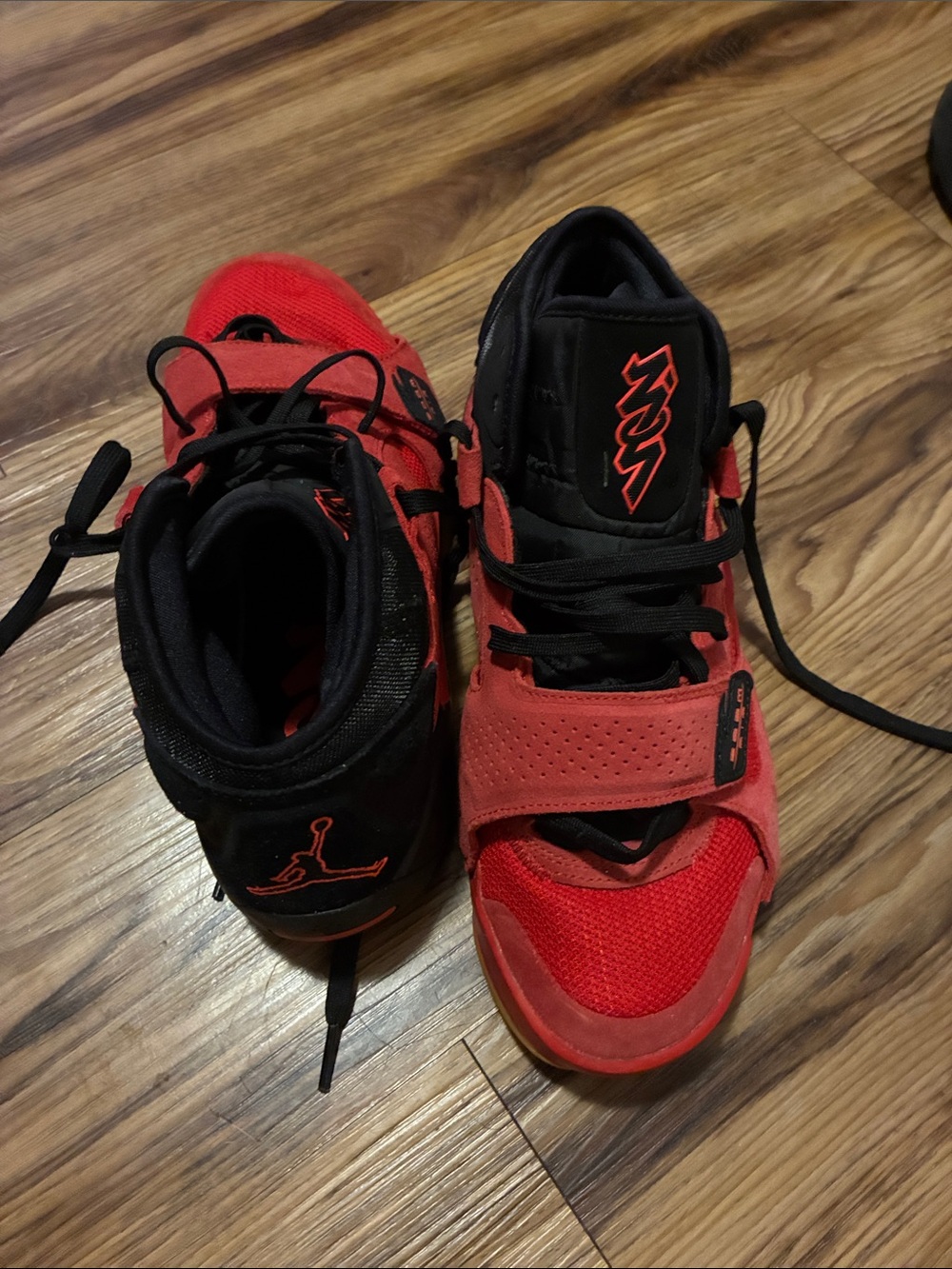 Red men’s Jordan Basketball Sneakers - Brand Jordan/ Nike